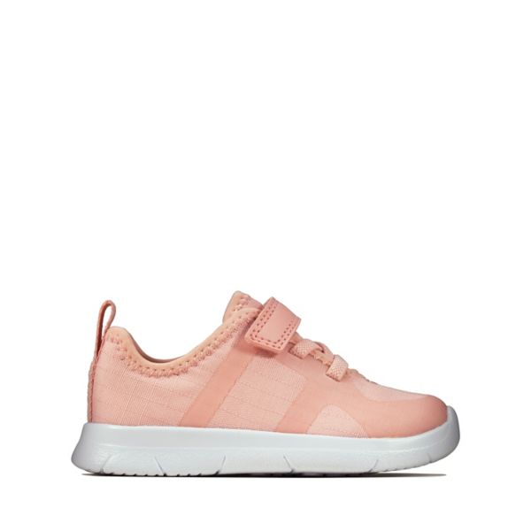 Clarks Girls Ath Flux Toddler Trainers Light Pink | USA-9812735